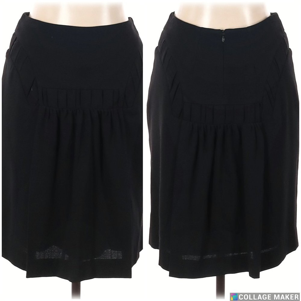 Pringle of Scotland Black Midi Skirt